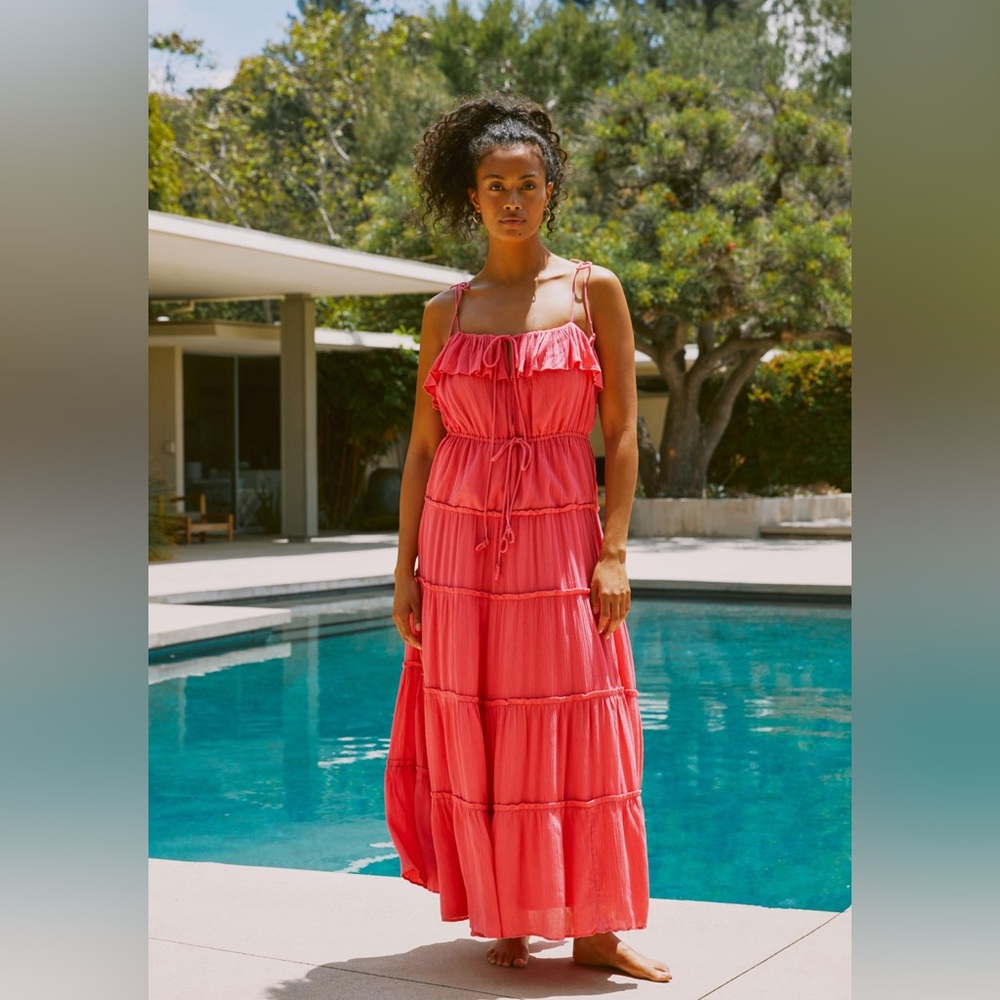 Anthropologie Tiered A-Line Dress